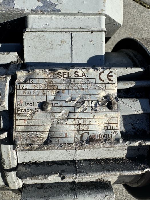 Silnik do podajnika pieca na ekogroszek Besel Nord