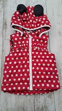 Bezrękawnik h&m minnie r.92 w kropki