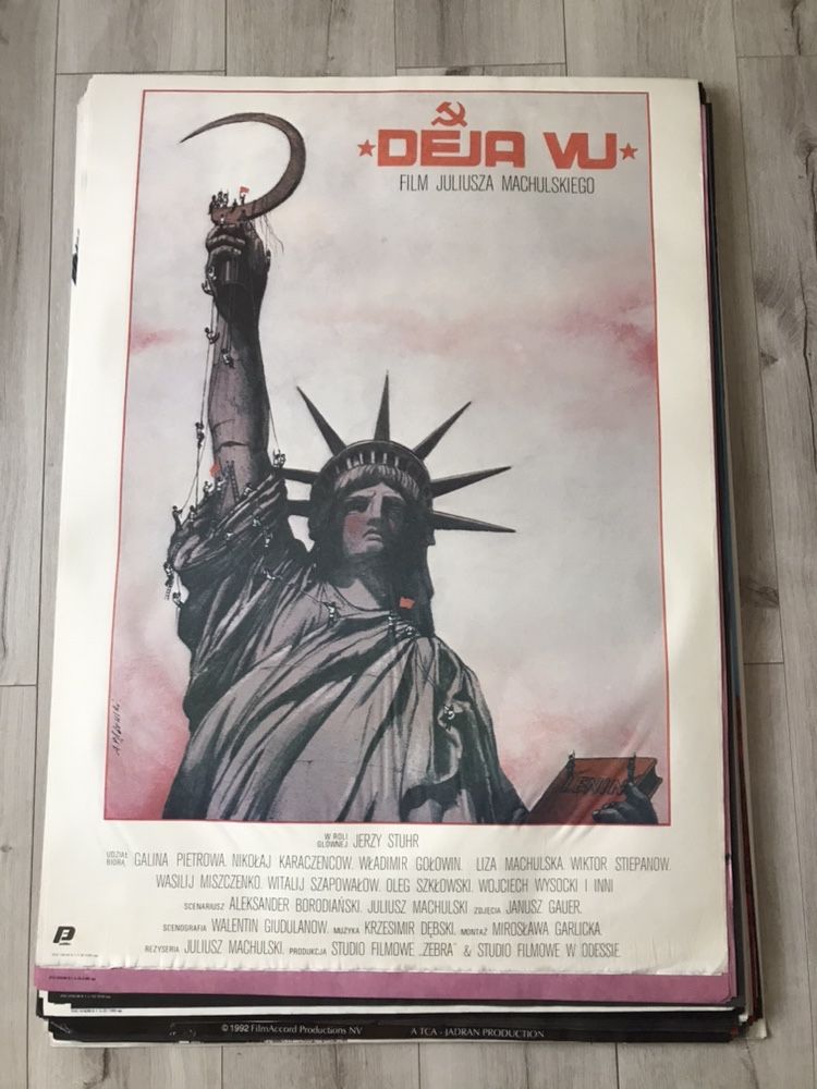 Plakat filmowy deja vu reżyser machulski
