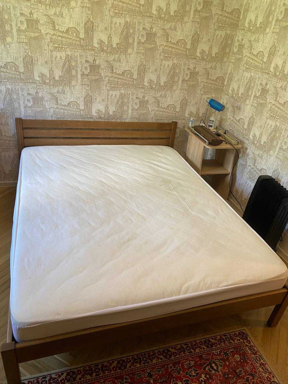 Продам дерев'яне ліжко Корніка з матрацем 160x200 - НОВЕ! Супер ціна!