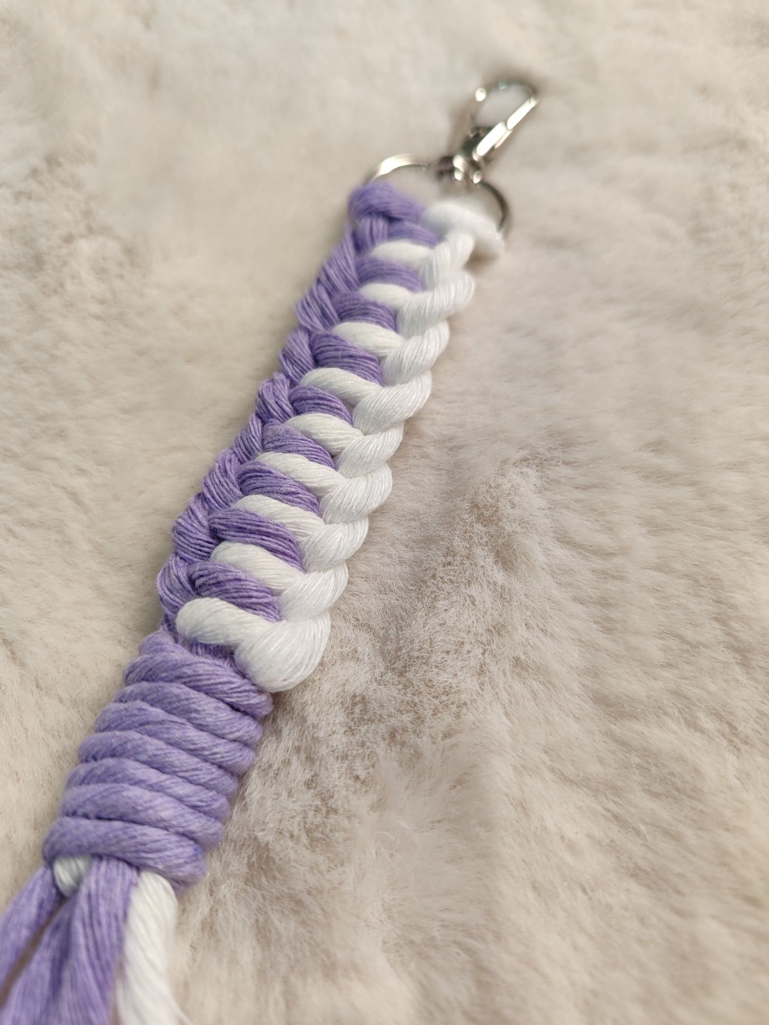 Porta chaves macramé