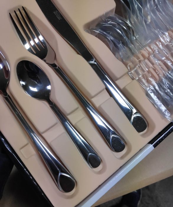 2 x komplet sztućców brunhoff 24 el polysk