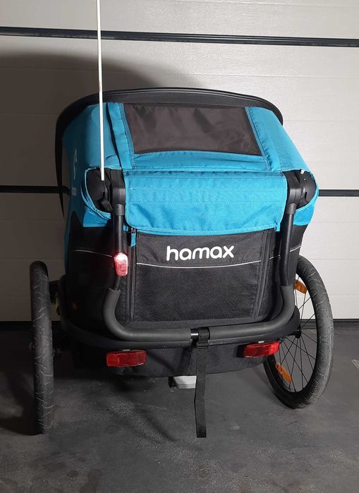 Przyczepka rowerowa biegowa Hamax Pioneer / Outback Twin 2-osobowa