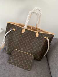 Torebka Louis Vuitton Neverfull GM MM Monogram brązowa