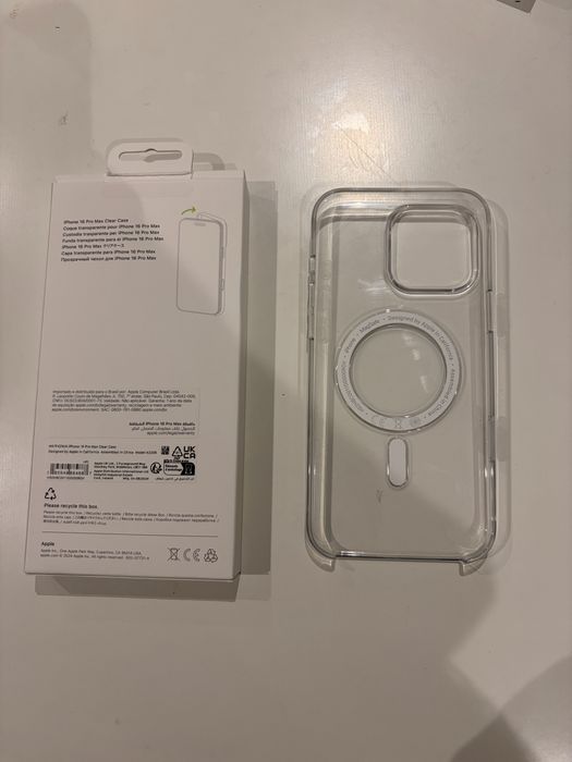Conjunto duas capas iPhone 16 Pro Max