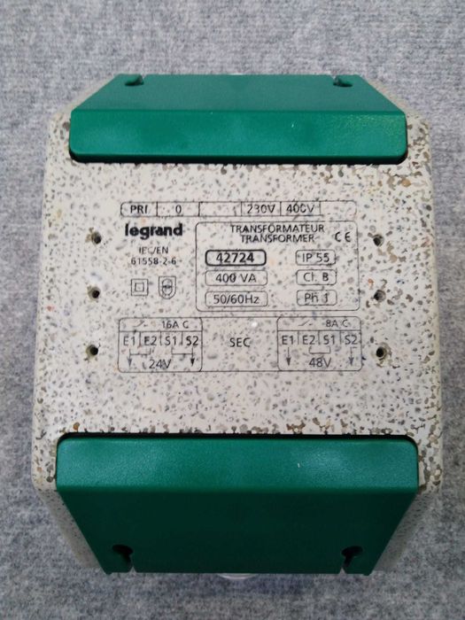 Transformador Monofásico 230/400 24/48V  400VA