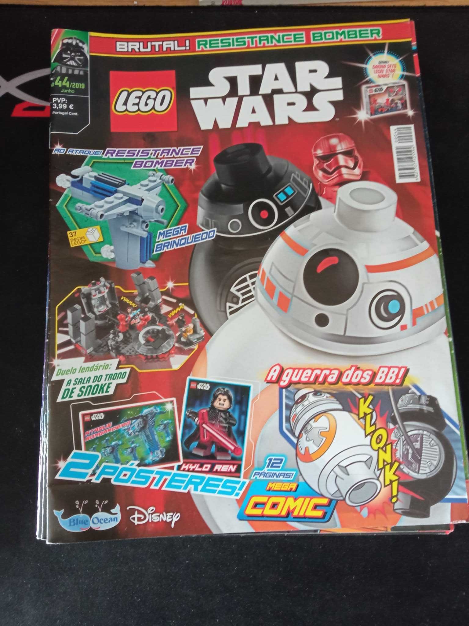 Conjunto de 17 revistas LEGO star wars