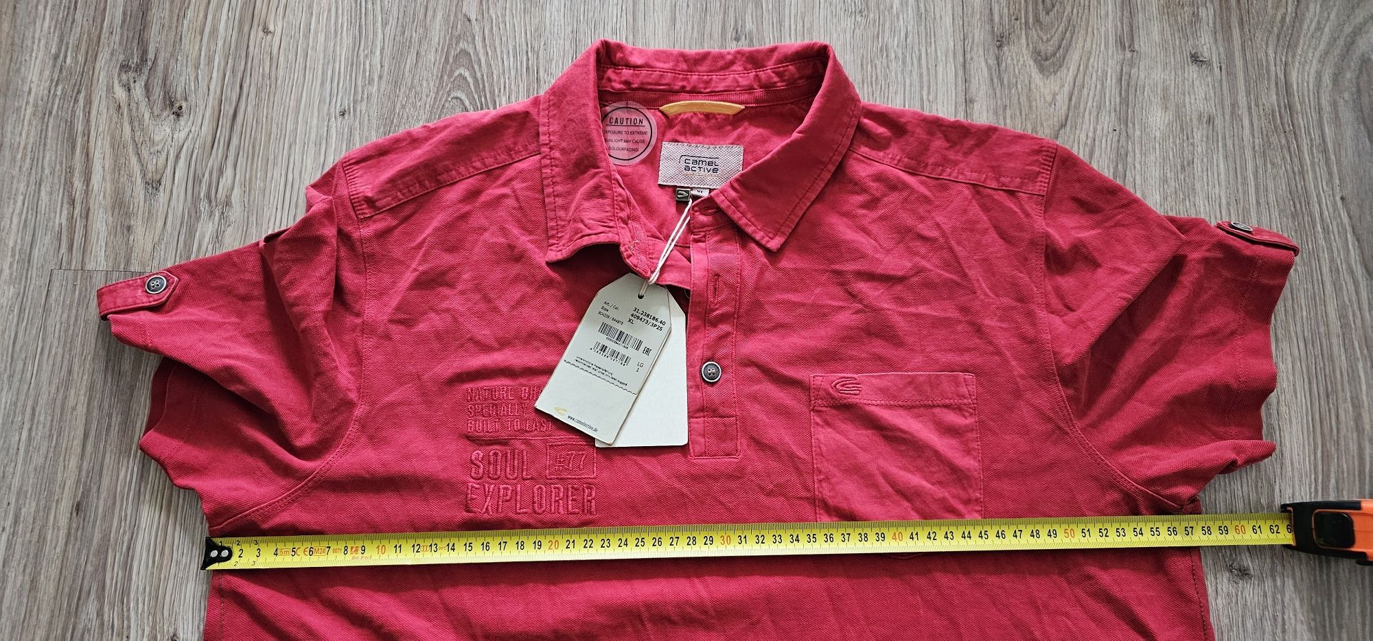 Nowa Camel Active koszulka polo męska rozmiar XL wymiary na zdjęciach