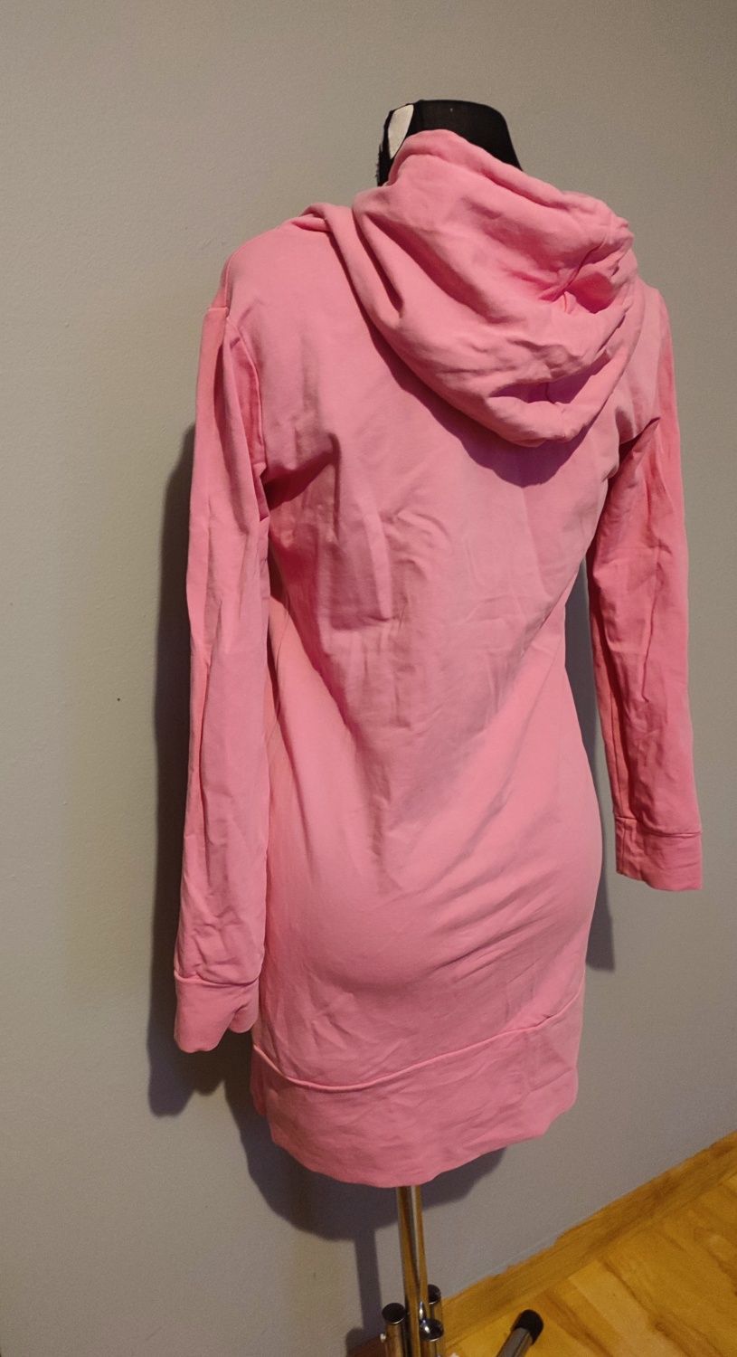 Bluza sukienka różowa dres