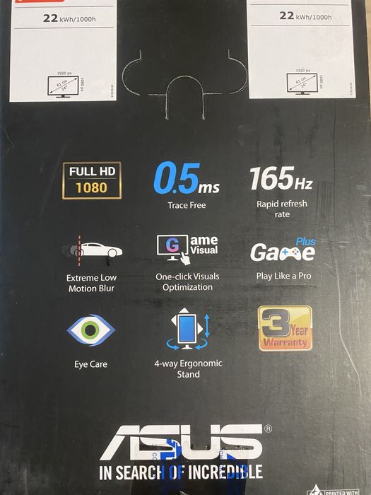 Asus VG248QG игровой монитор геймерский 165 герц hz