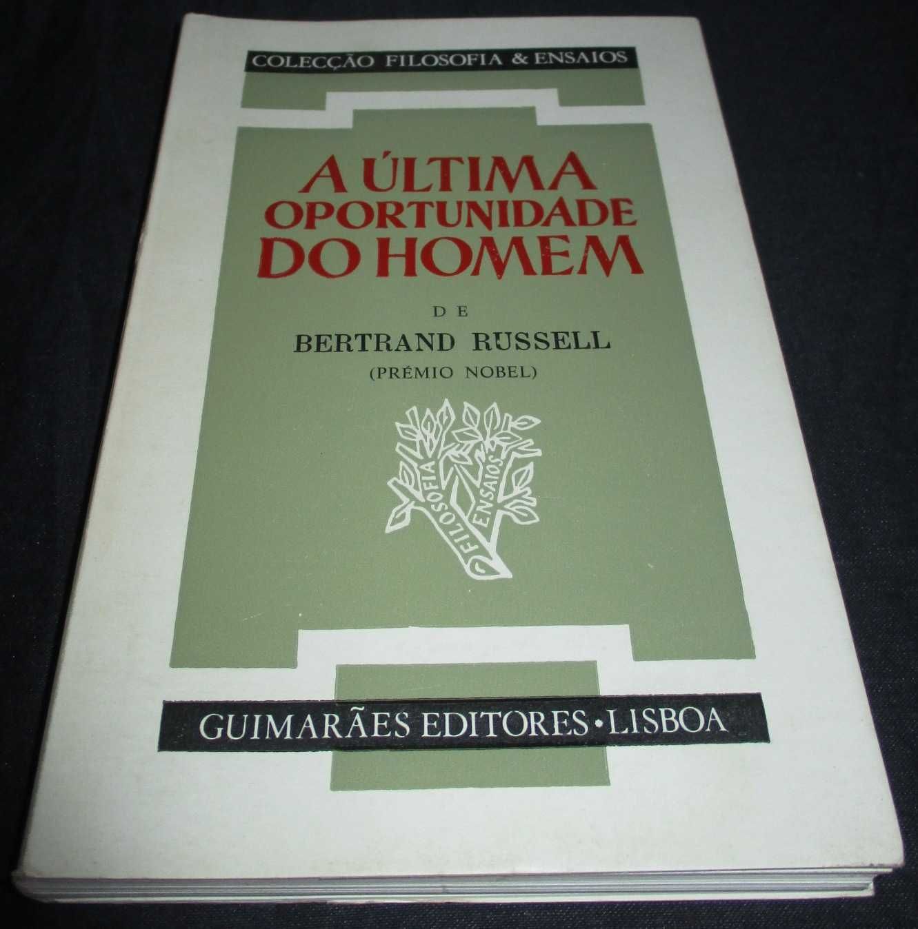 Livro A Última Oportunidade do Homem Bertrand Russell