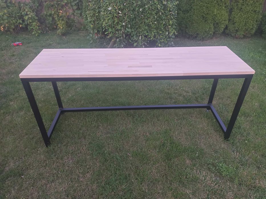 Stół warsztatowy spawany, falbanek, pakowania,  konstrukcja stalowa