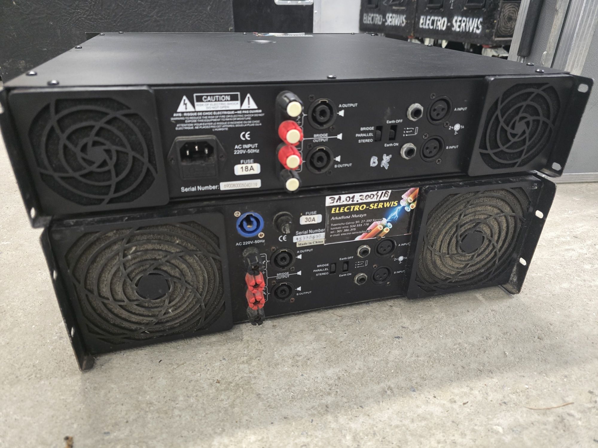 Crest audio mt800 mt1500 mow mov wzmacniacz końcówka mocy draus t amp