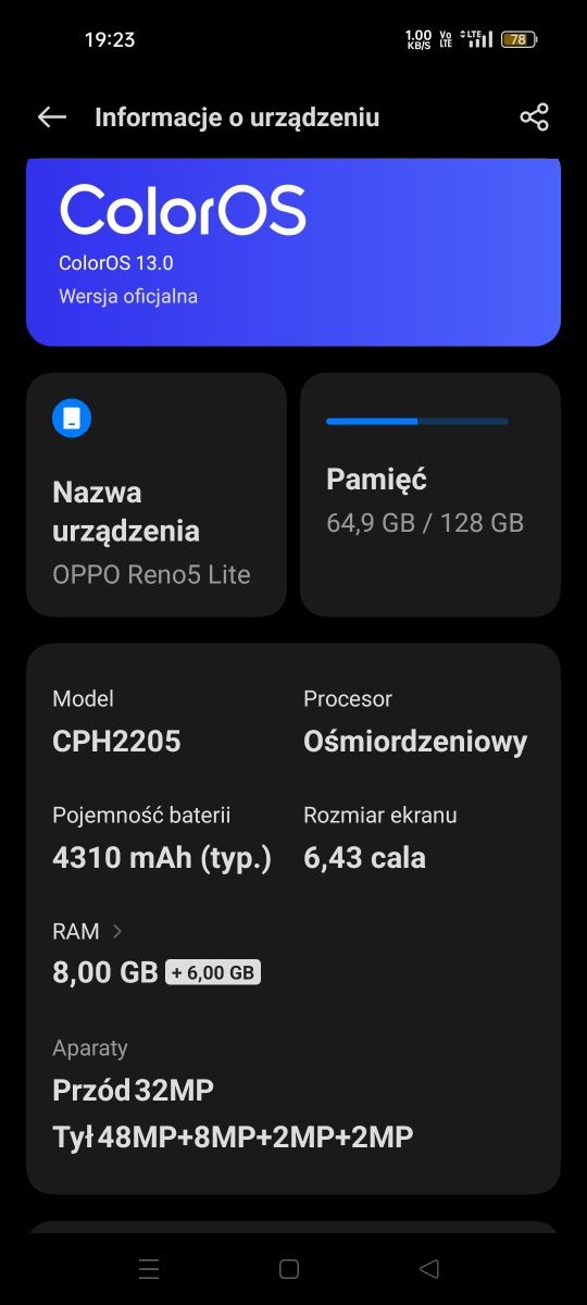 Oppo Reno 5 lite