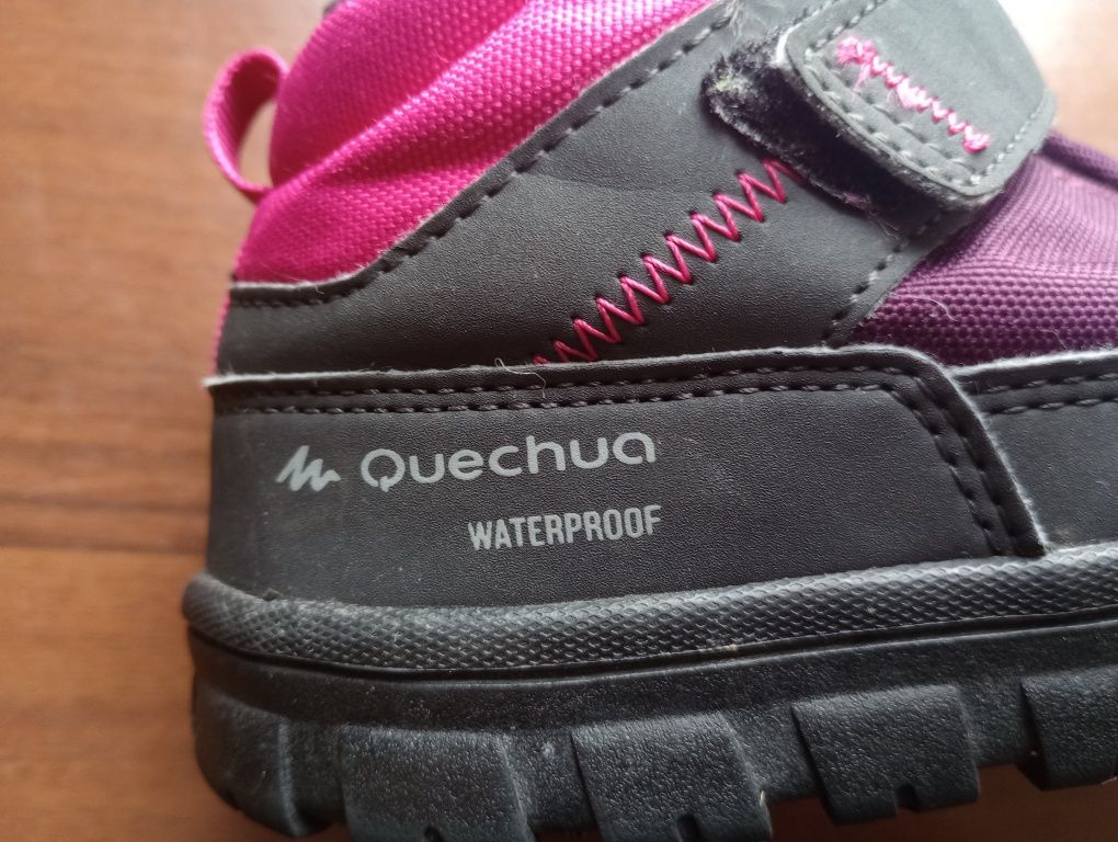 Trzewiki ocieplane Quechua Waterproof r. 32