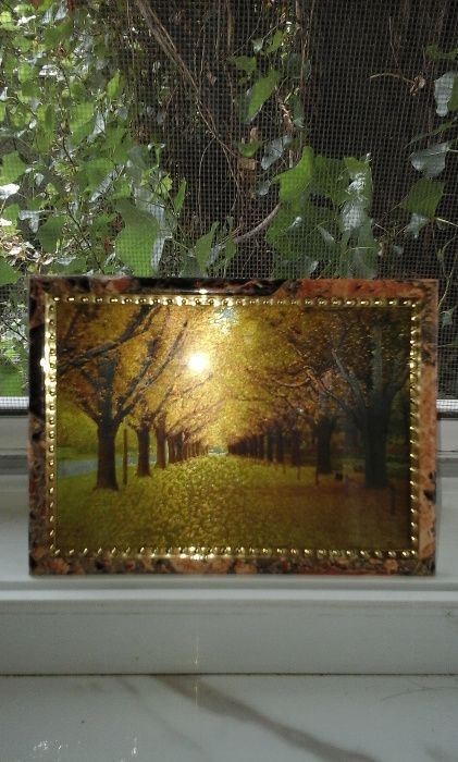 Картина миниатюрная "Золотая осень"