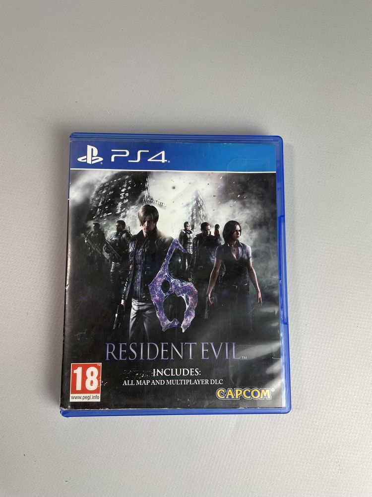 Диск Resident evil 6 Plastation 4 sub rus