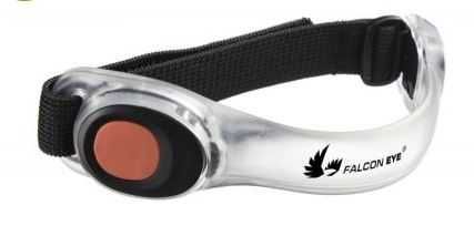 Ostrzegawcza opaska LED Falcon Eye do biegania lub na rower