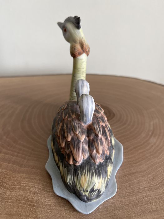 Figura Porcelana Ave Biscuit Mergulhão Lugal