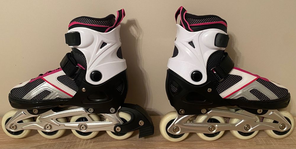 Rolki regulowane RAVEN Pulse Black/Pink  (37-40)