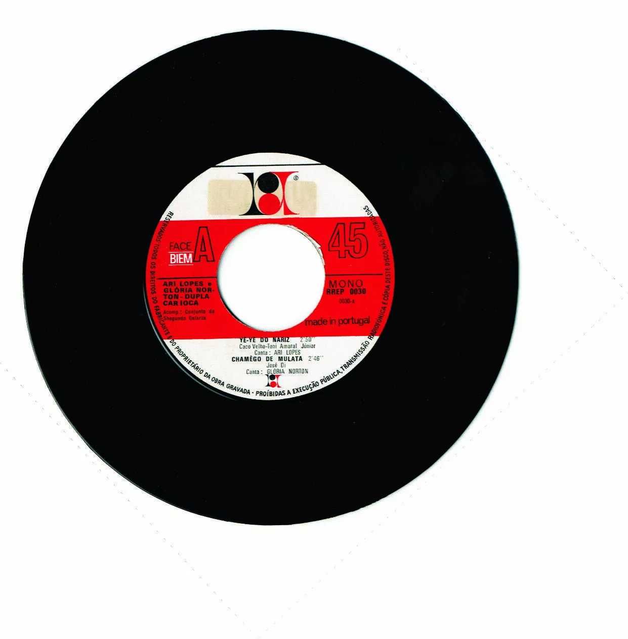 Ari Lopes & Gloria Norton - made in PORTUGAL 1972 - EP 45 Rpm 7"