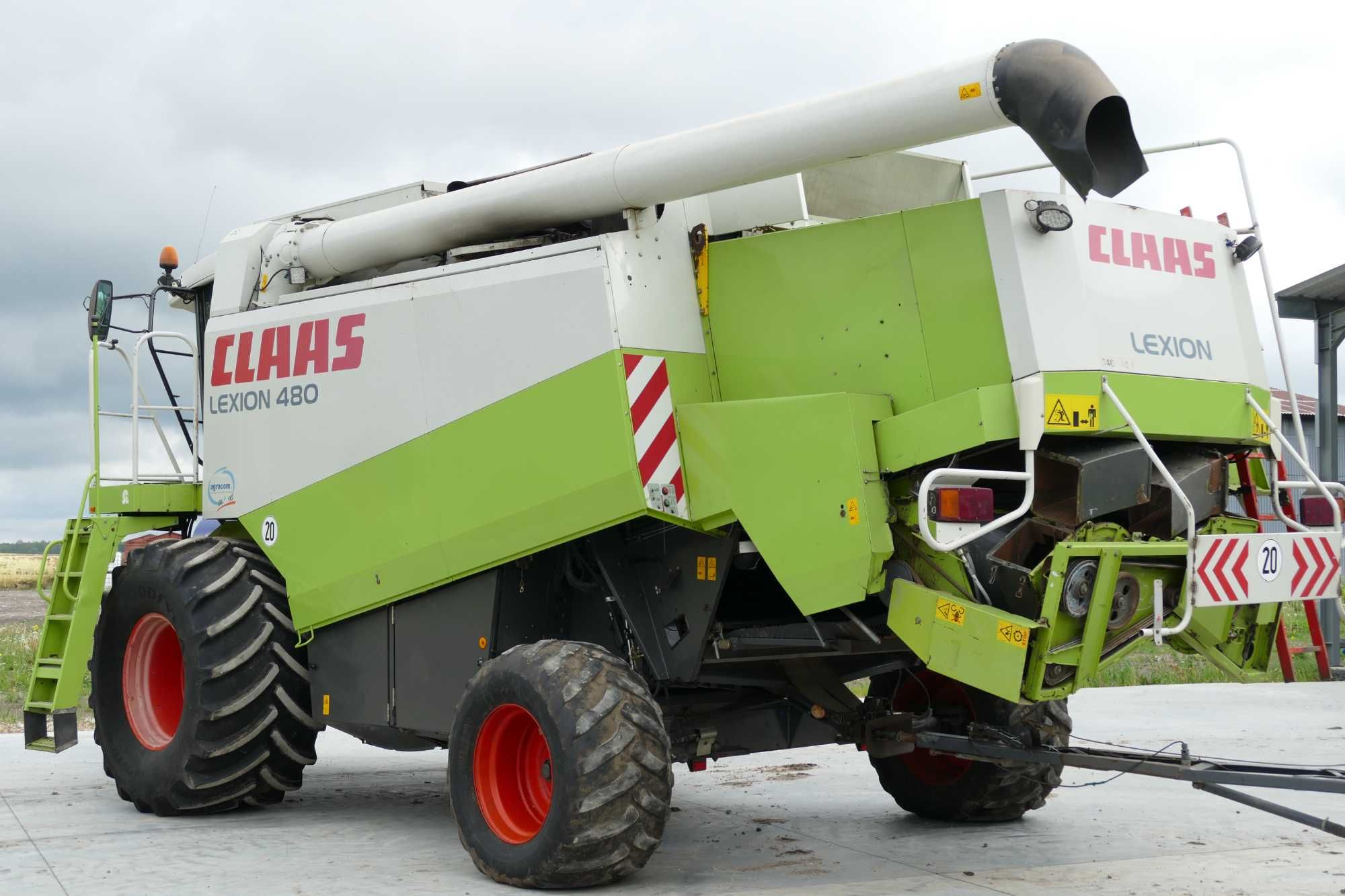 kombajn claas lexion 480 heder 9m