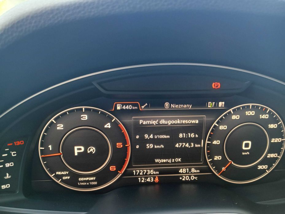 Audi Q7, II właściciel, 3,0 TDI