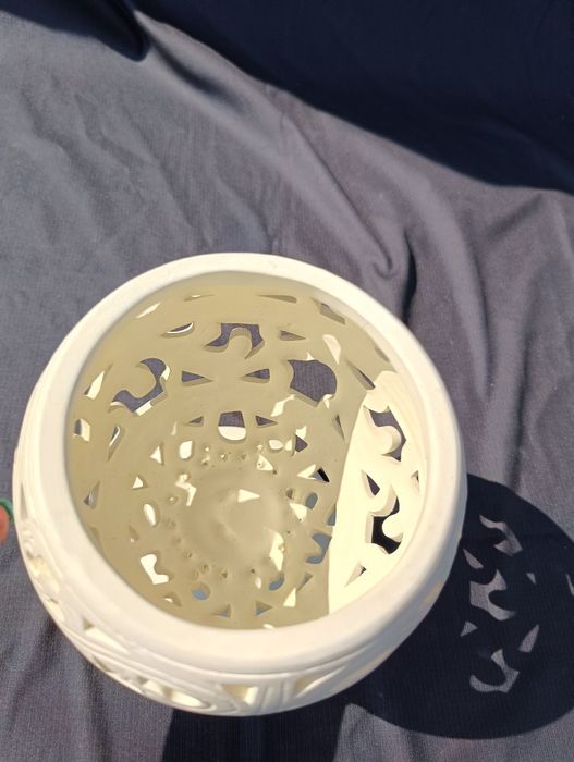 Ceramiczny lampion świecznik