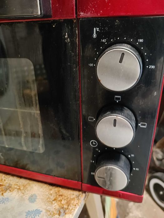 Mini Piekarnik Elektryczny 19L 1280W Timer Grill Belgijski