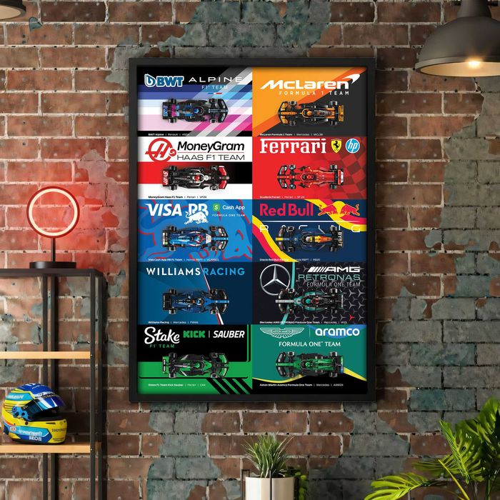 Ramka na bolidy Lego F1 Speed Champions