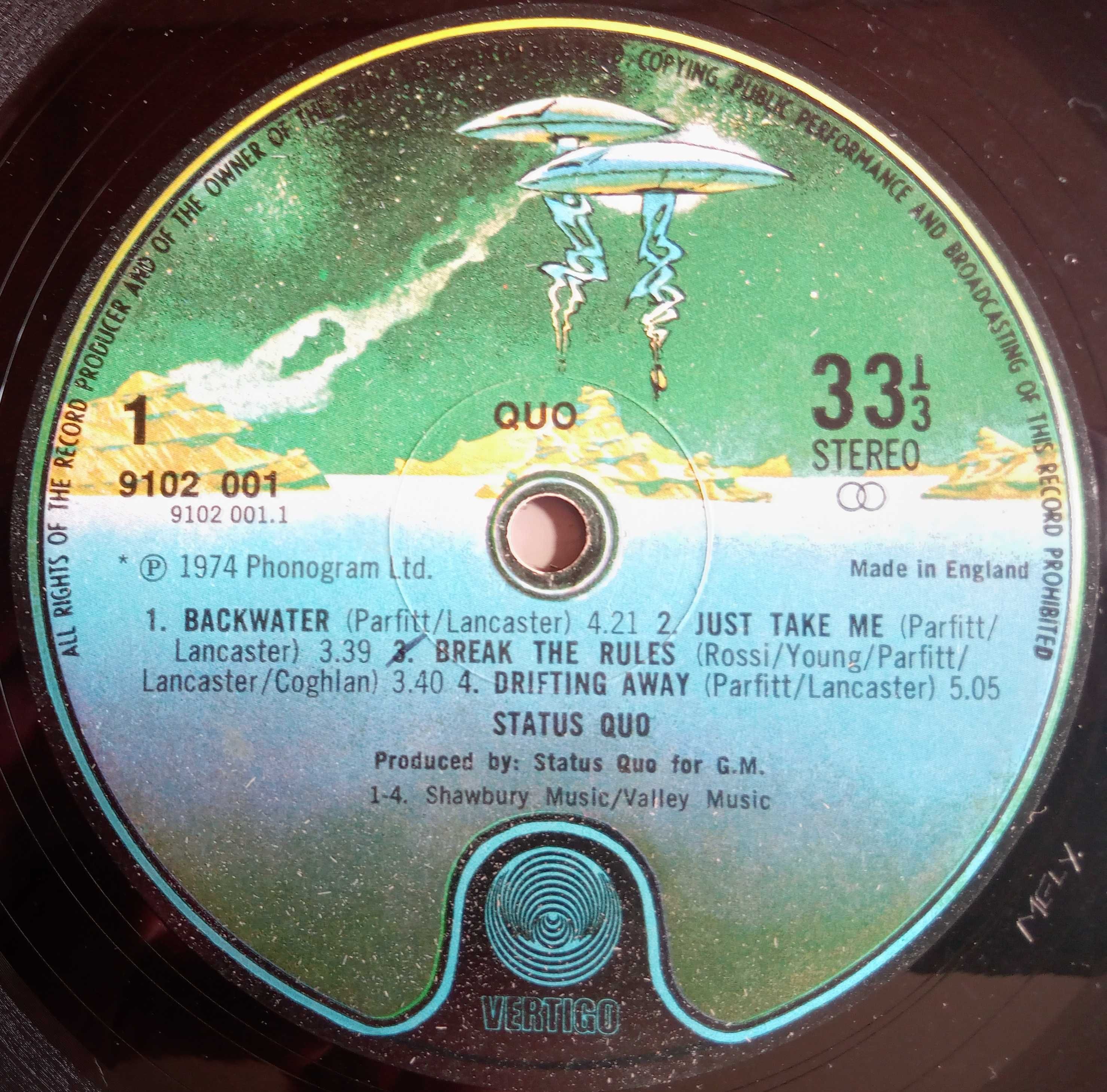 Status Quo - - - - - Quo - - - - - LP