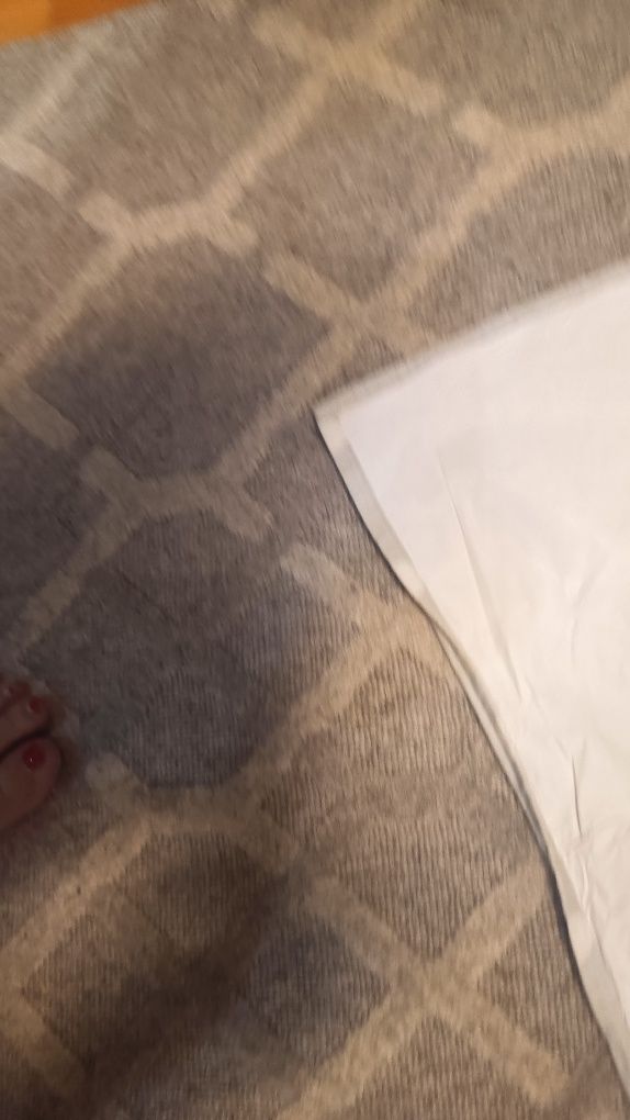 Kocyk minky biały plus pielucha na przewijak