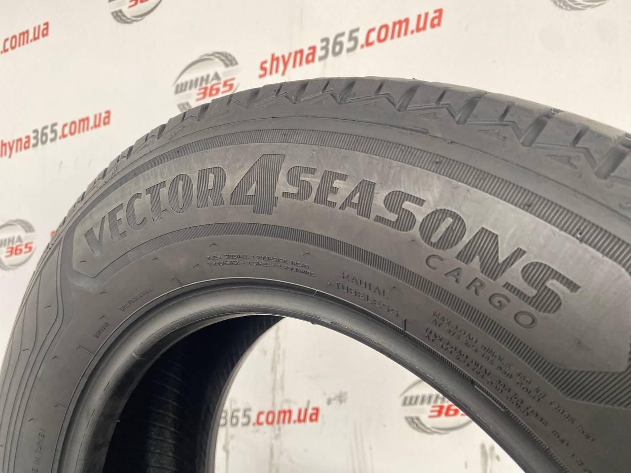 Шини бу 215/65 r16c goodyear vector 4 seasons cargo 5mm