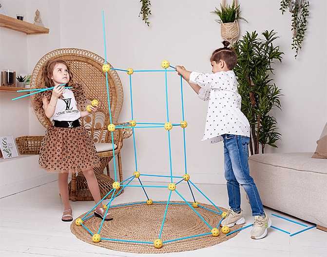 Конструктор дитячий, ігровий набір для будівництва халабуда