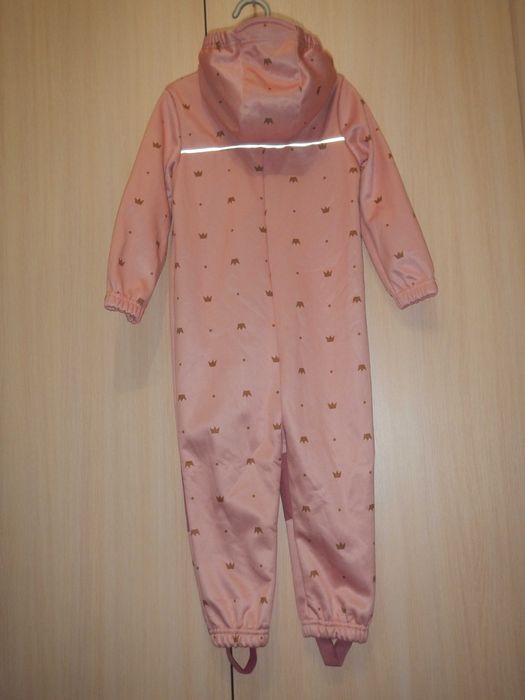 Комбінезон софтшел рожевий корона lupilu р.98-104см(3-4роки)