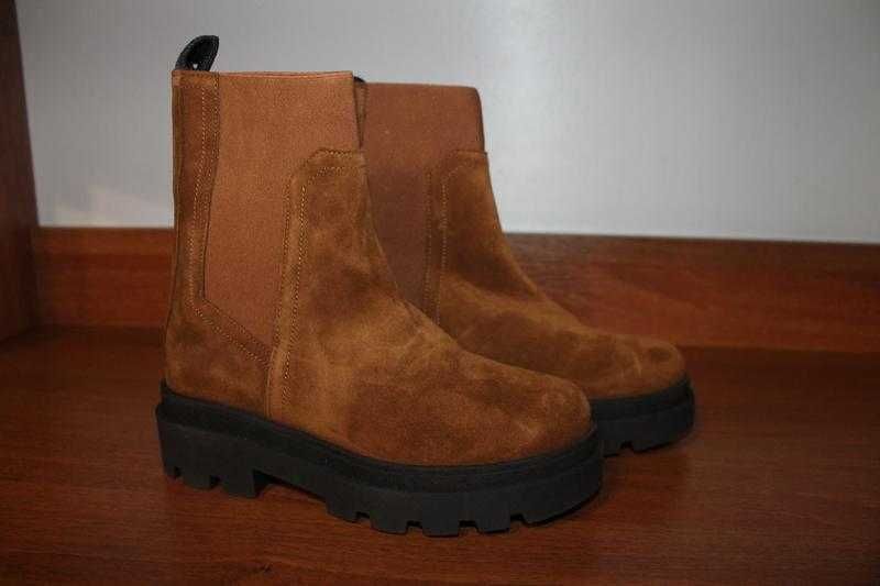 Замшеві черевики Alba Moda Німеччина 36 розмір