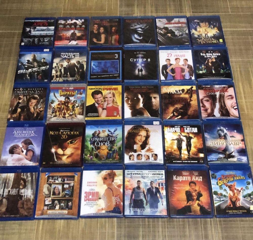 Продам коллекцию фильмов в Blu-ray.