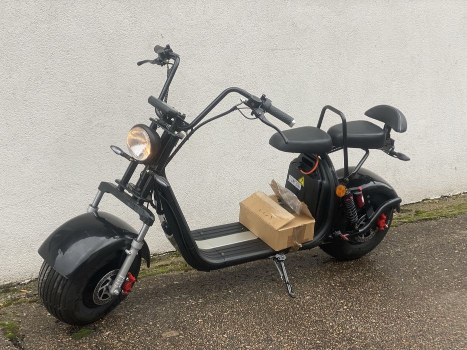 Skuter elektryczny chopper szerokie kola city cooco nowy gwarancja hit