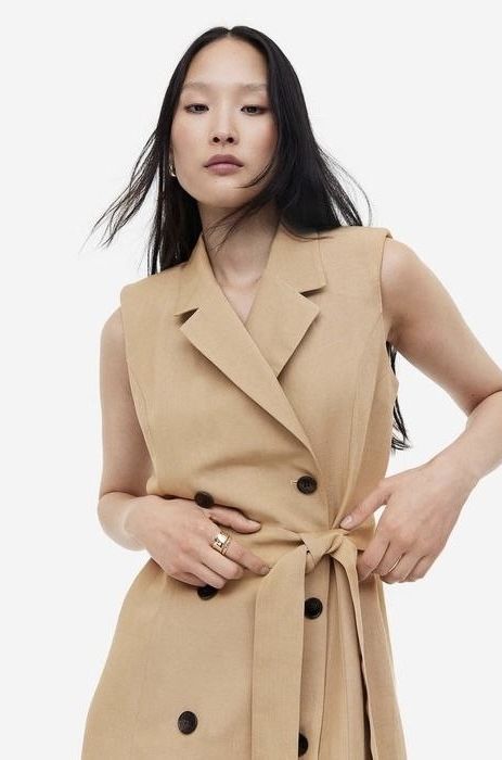 Сукня жакет льон віскоза H&M