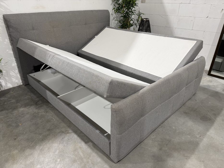 Ładne otwierane łóżko kontynentalne 180x200 cm super stan pojemnik