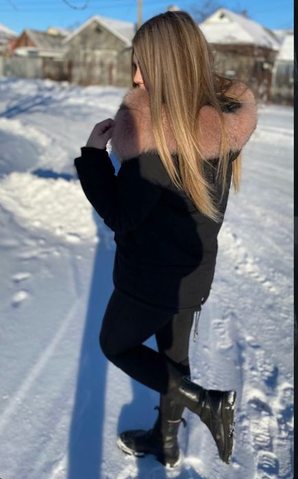 Парка, з натуральним хутром (песець)