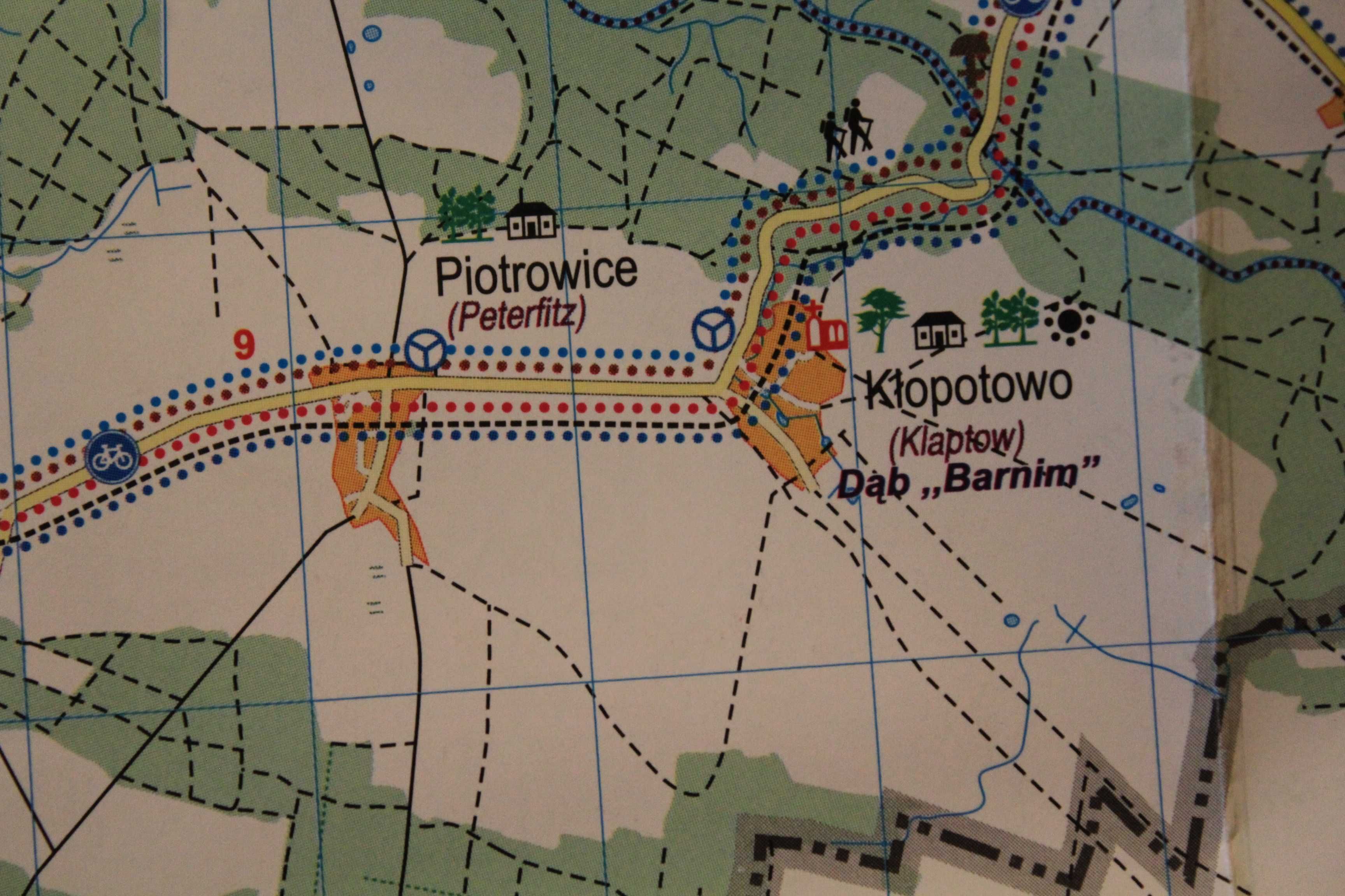 Mapa-Pomorze Zach.-województwo zachodniopomorskie-szlaki rowerowe-836