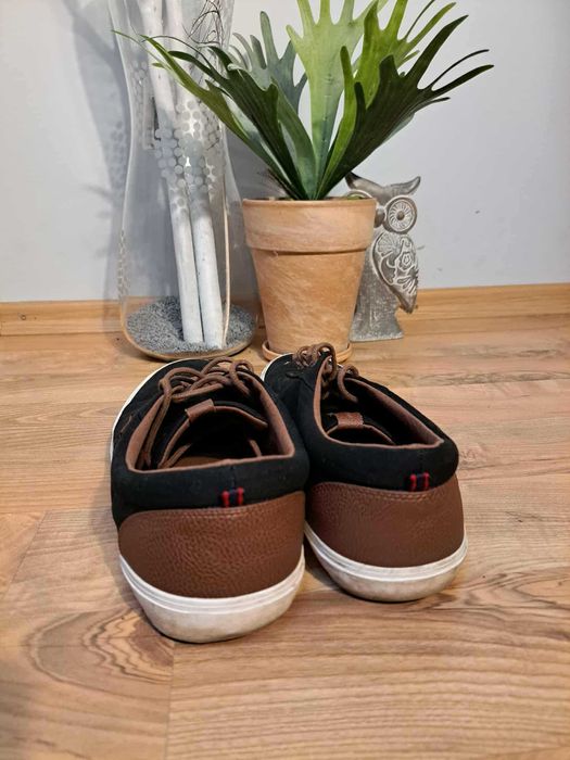 Buty męskie Jack & Jones rozmiar 45 czarne sneakersy casual
