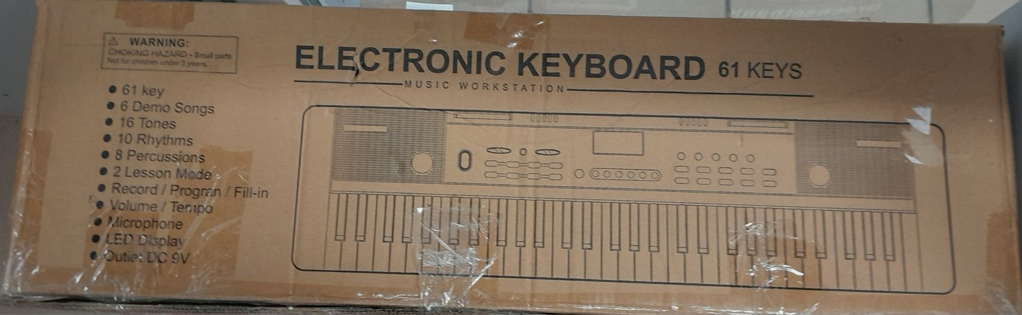 Синтезатор детский Electronic Keyboard 61 клавиша 16 тонов/10 ритмов