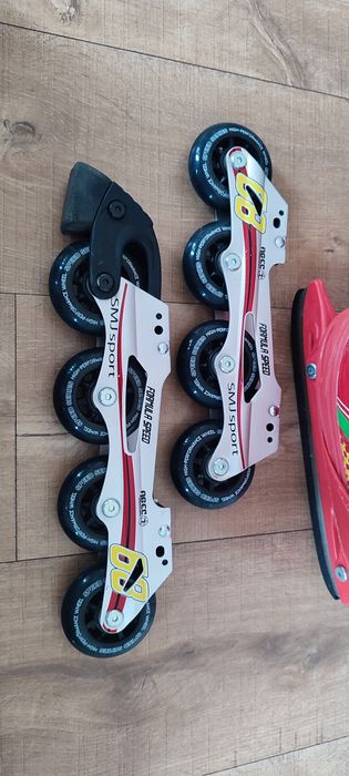 2 w 1: łyżwy i łyżworolki, rozm. 33-36