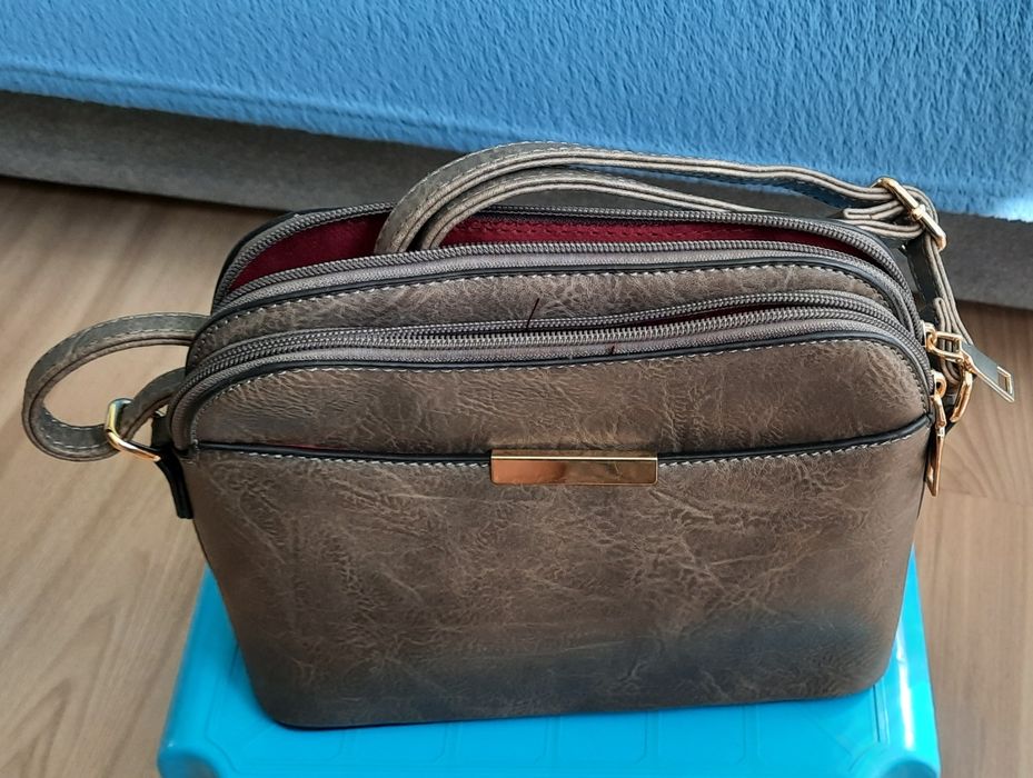 Torebka 3 komorowa mała