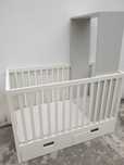 Berço lacado branco