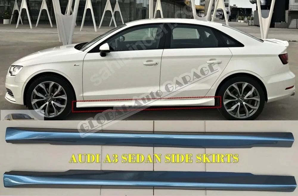 Пороги накладки на пороги AUDI A3 S3 8V лезвия юбки пороги ауди а3 с3