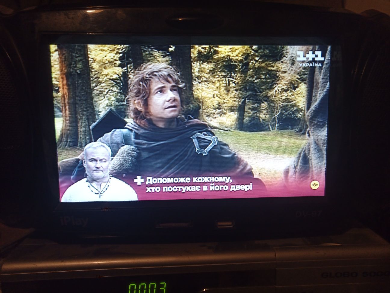DVD плеер бумбокс 9" usb SD портативний телевізор переносний ТВ TV двд