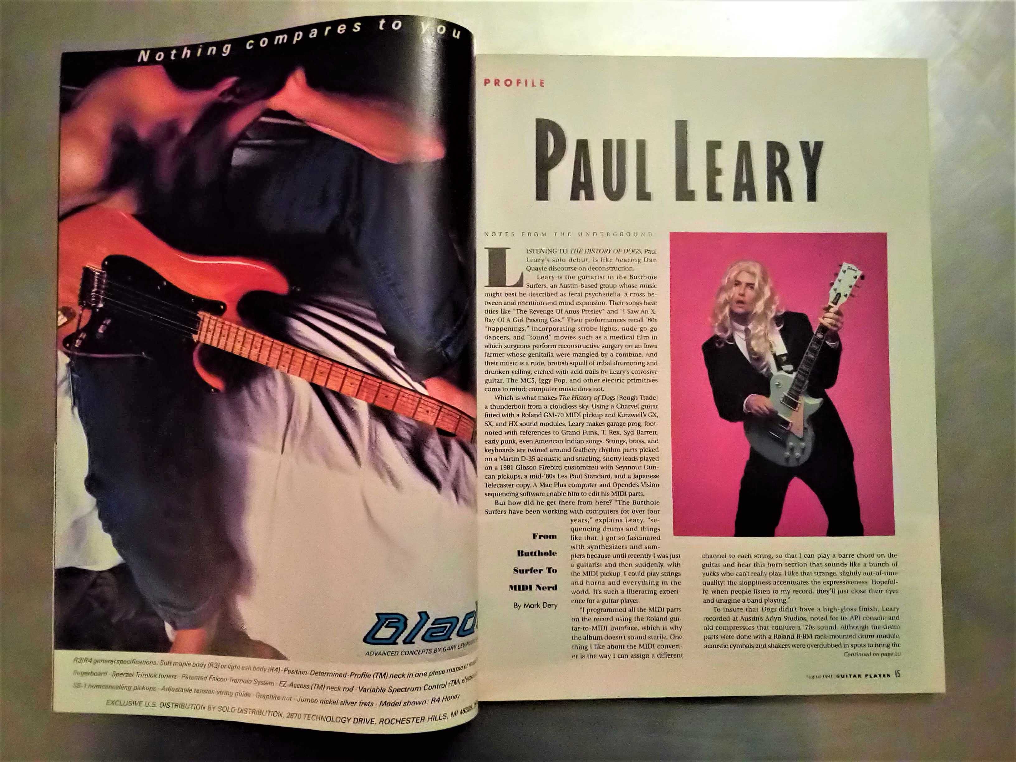 Guitar Player Magazine - Agosto 1991